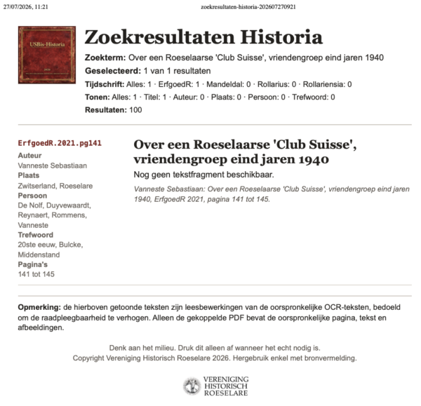 USBis Club Suisse